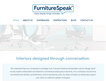Tablet Screenshot of furniturespeak.com